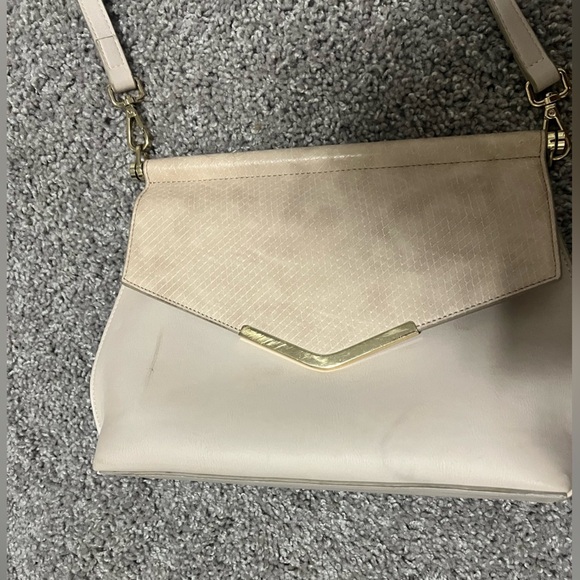 Tan purse with snakeskin, Vintage Style - Picture 5 of 5